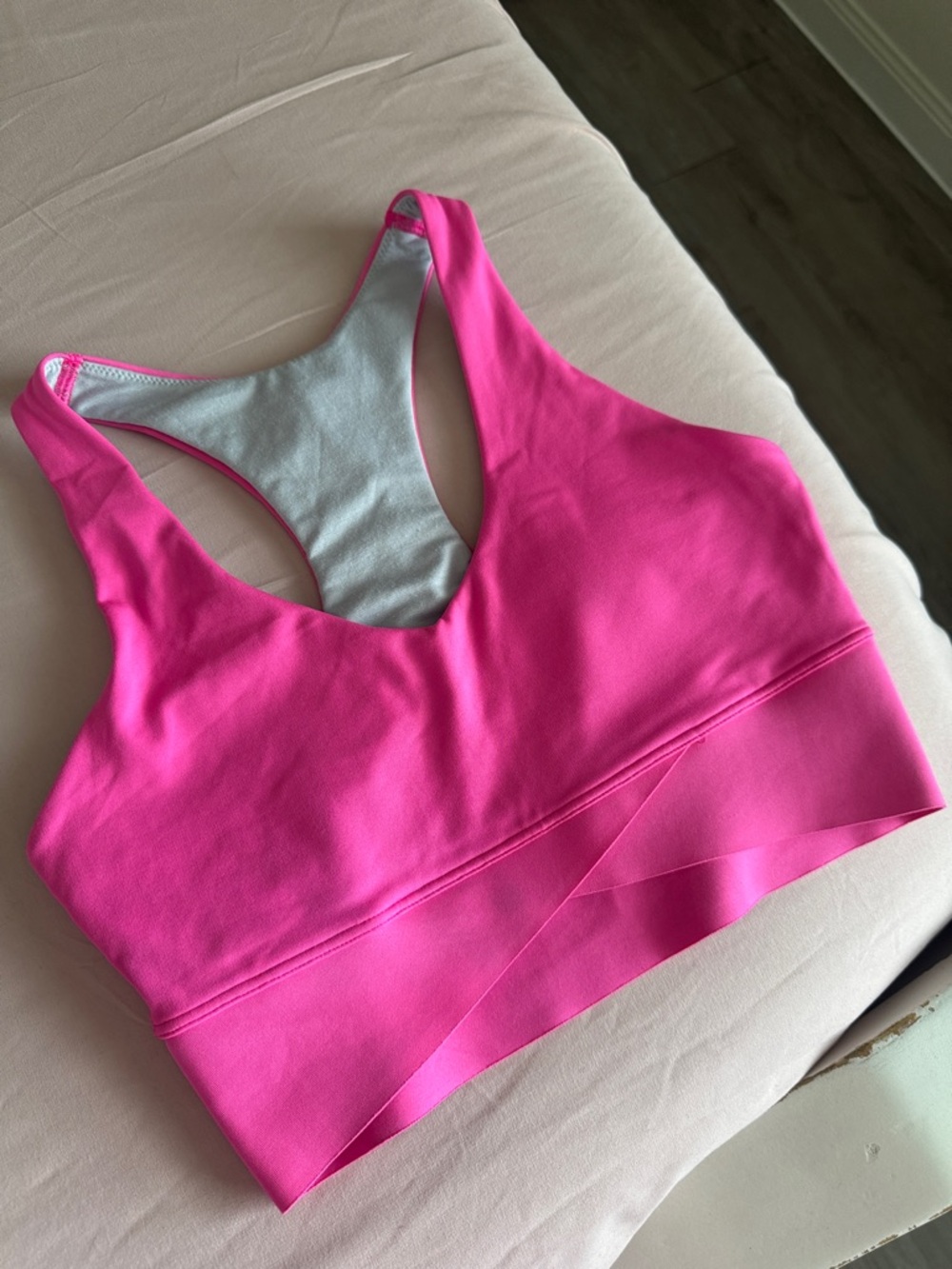 GAP Bright Hot Pink Racerback Sports Bra